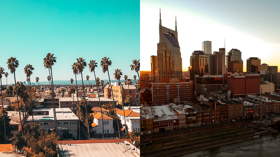 The market difference between California and Tennessee