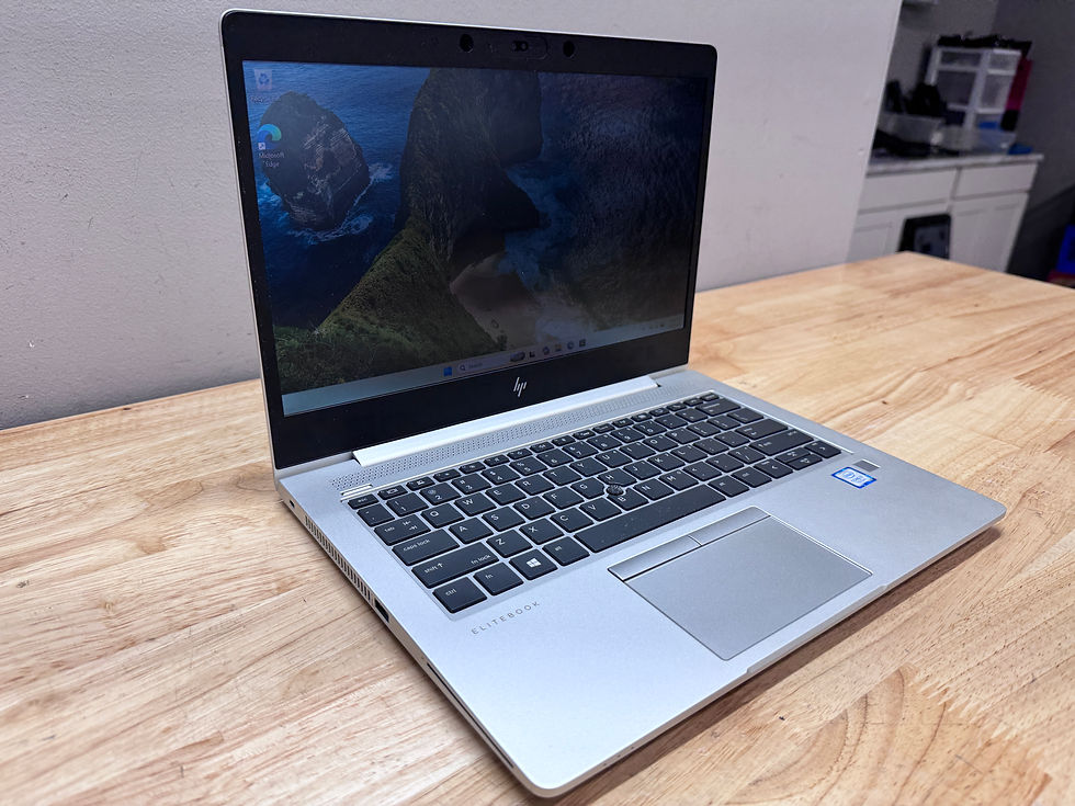 Thumbnail: HP EliteBook 830 G5 13.3" Laptop Intel Core i7, 256GB SSD, 8GB RAM, W11