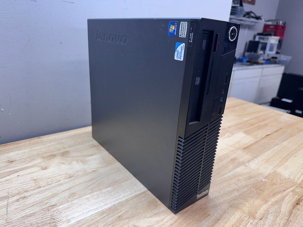 Thumbnail: Lenovo ThinkCentre M70e Desktop Computer Intel Pentium, 160GB HDD, 4GB RAM, W11