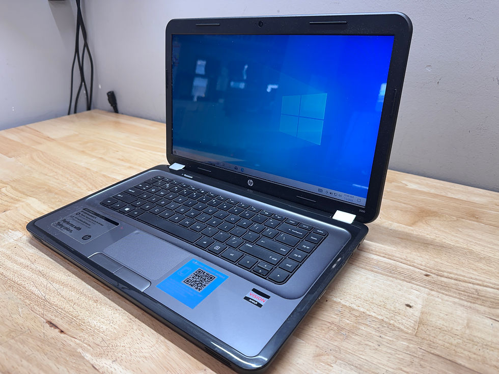 Thumbnail: HP 2000 15.6" Laptop AMD E300, 128GB SSD, 4GB RAM, W10