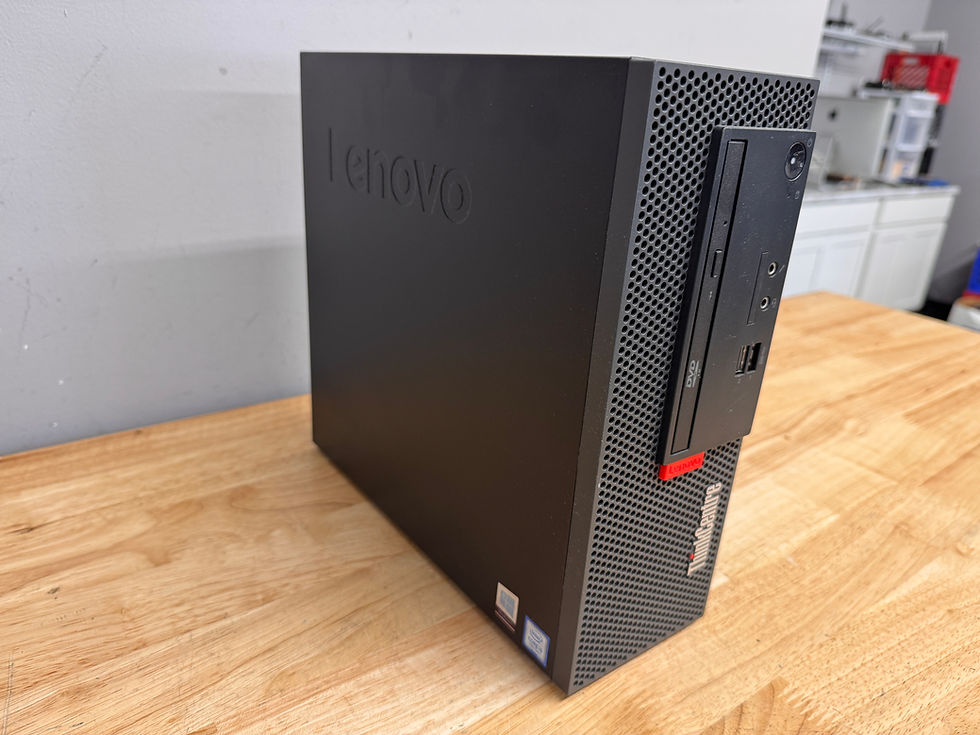 Thumbnail: Lenovo ThinkCentre M710e Desktop Computer Intel Core i5, 256GB SSD, 8GB RAM, W11