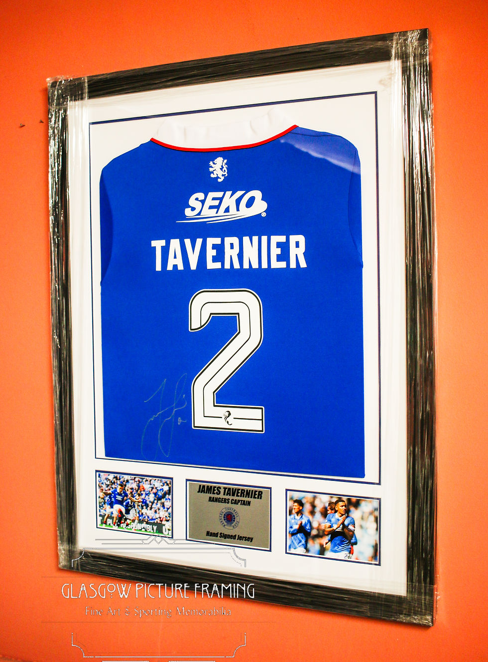 Signed James Tavernier Top