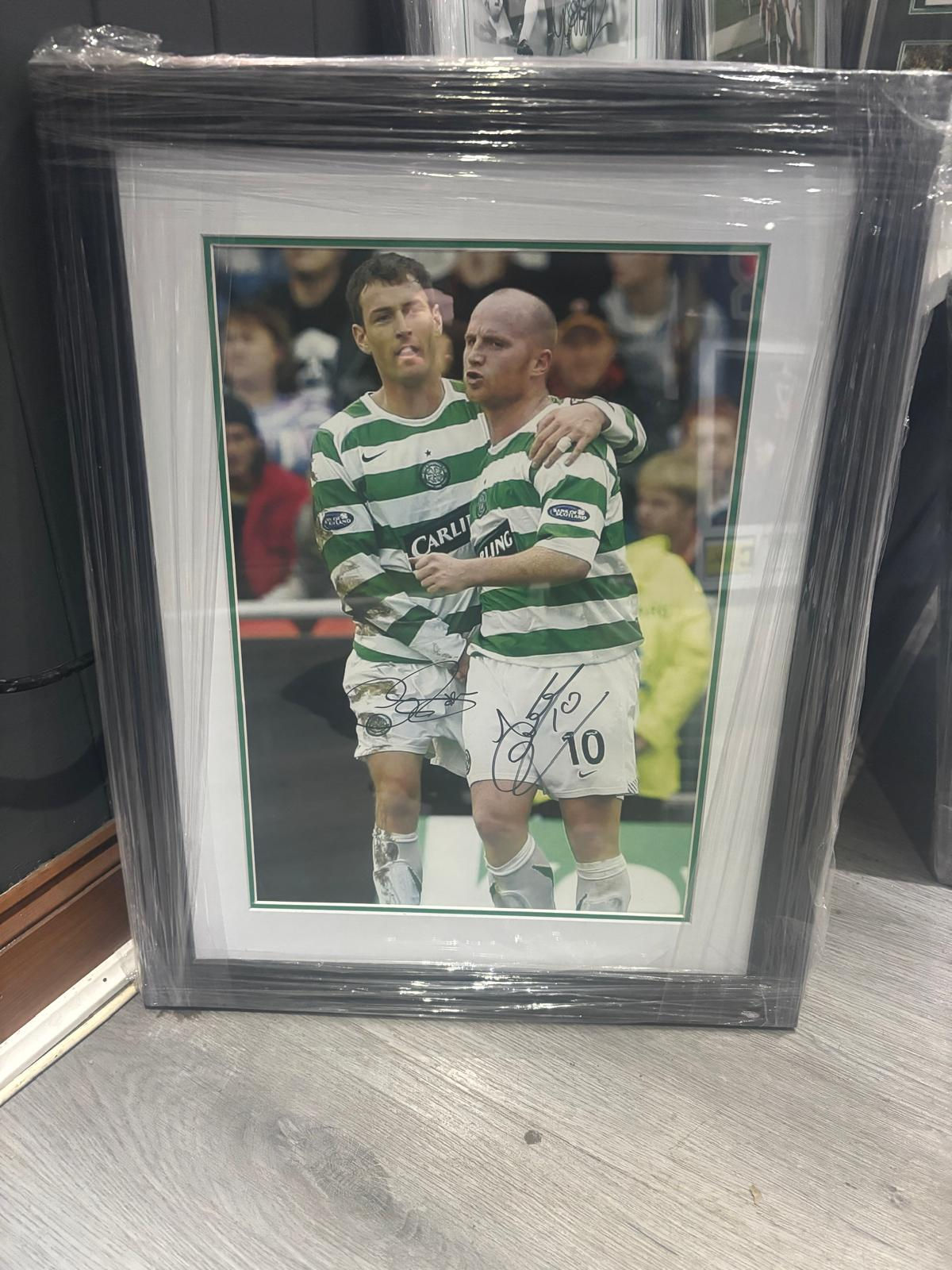 Signed John Hartson & Chris Sutton Picture