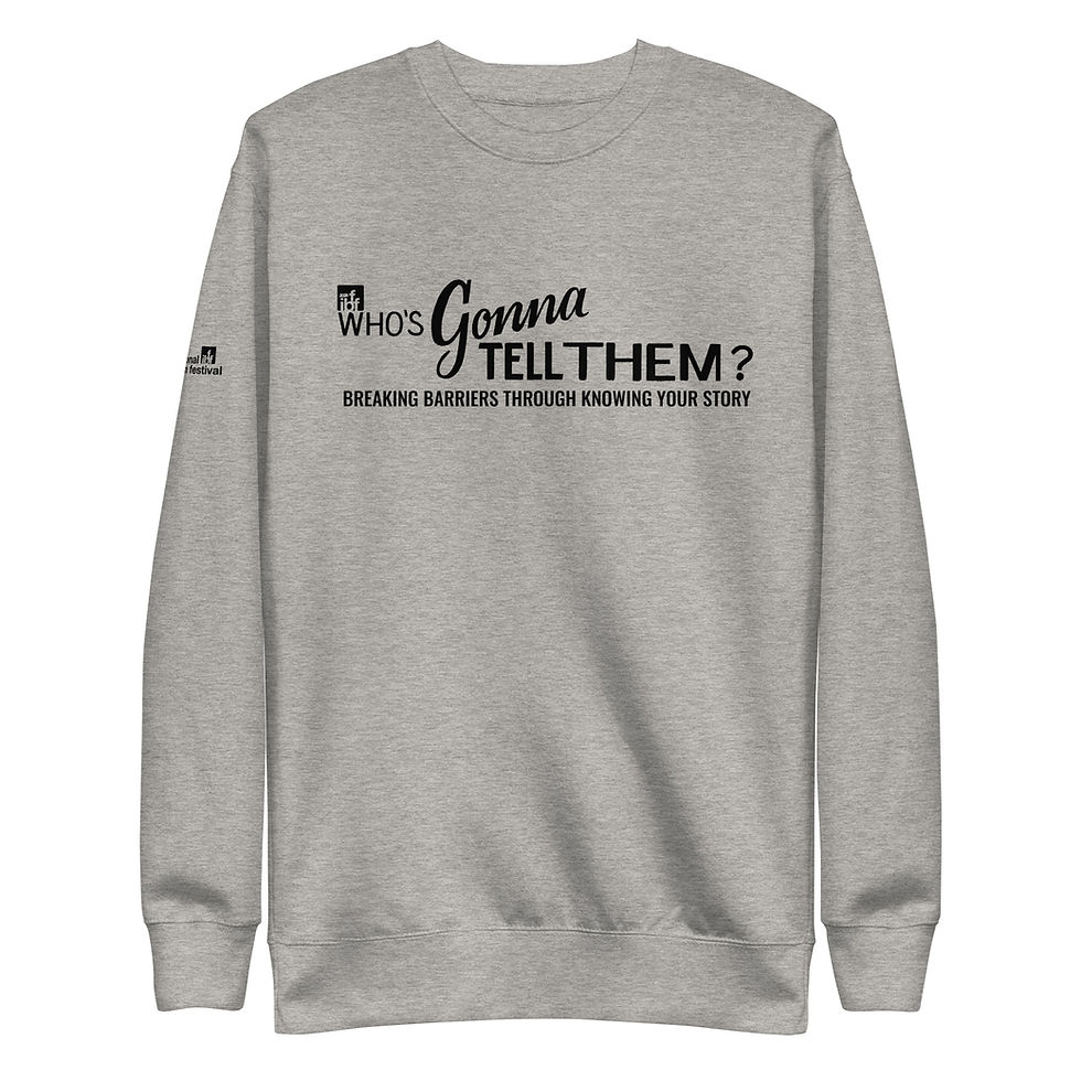 Thumbnail: "Who's Gonna Tell Them" Unisex Premium Sweatshirt