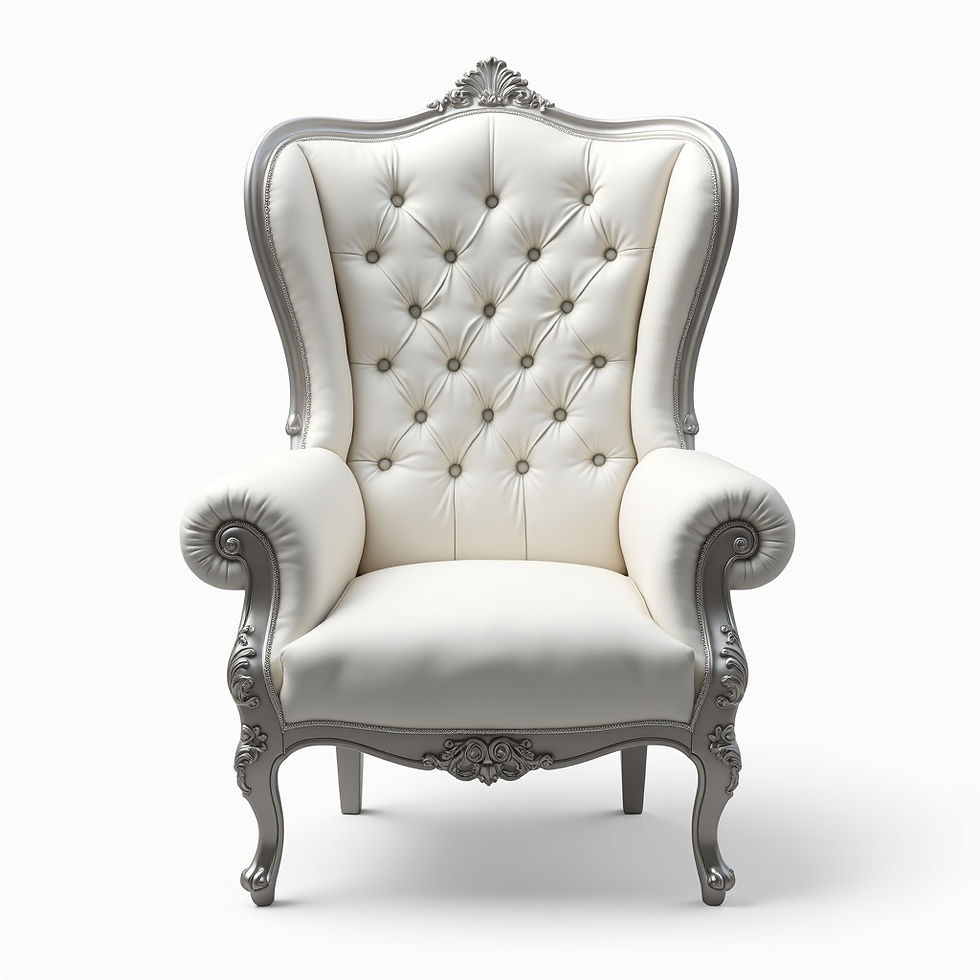 White Velvet Throne