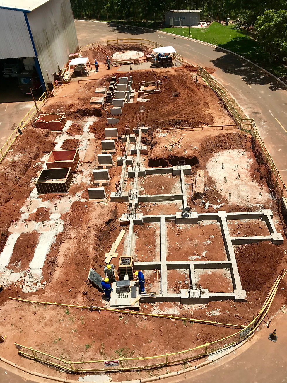 Área Implantação 1.153 m2 Grandini Engenharia