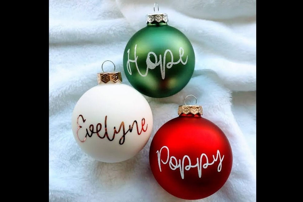 BEDRUKKING Kerstballen - Naam