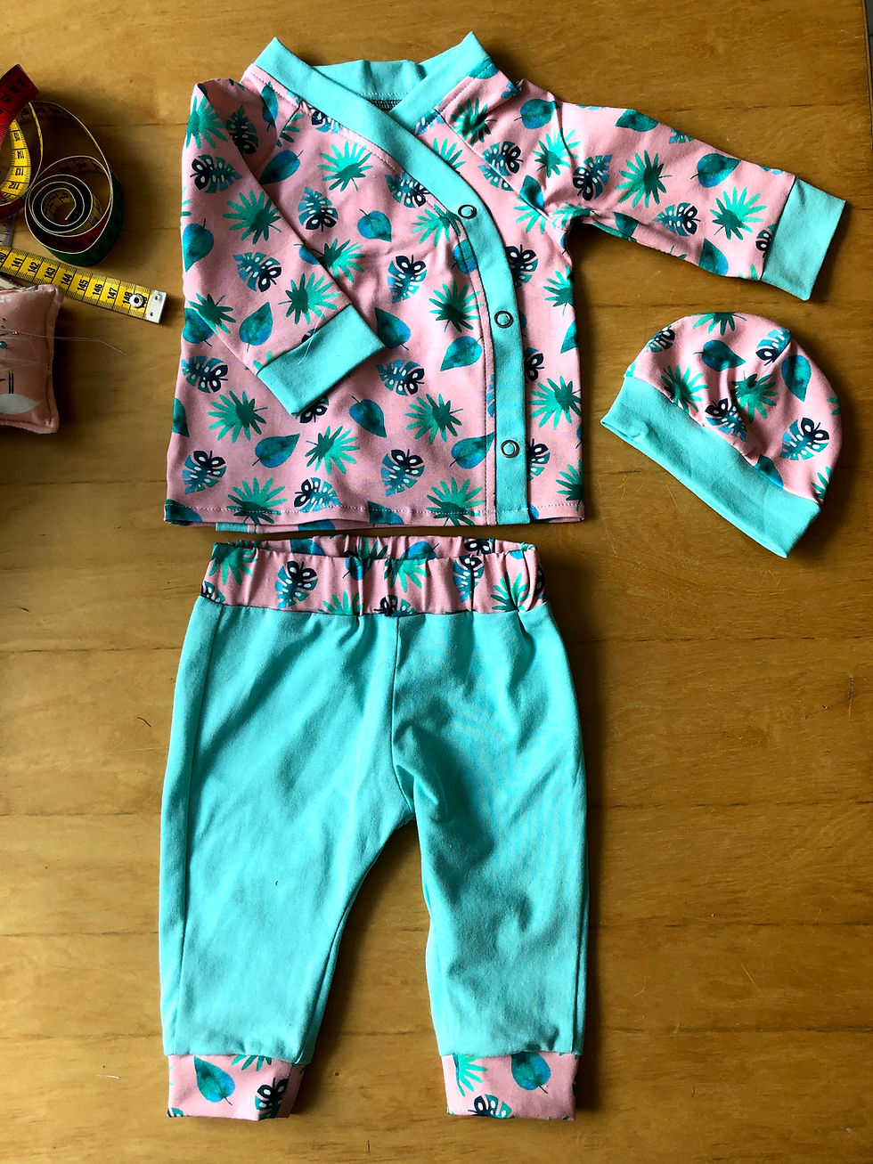 Thumbnail: OXALIS - New Born Kimono Set