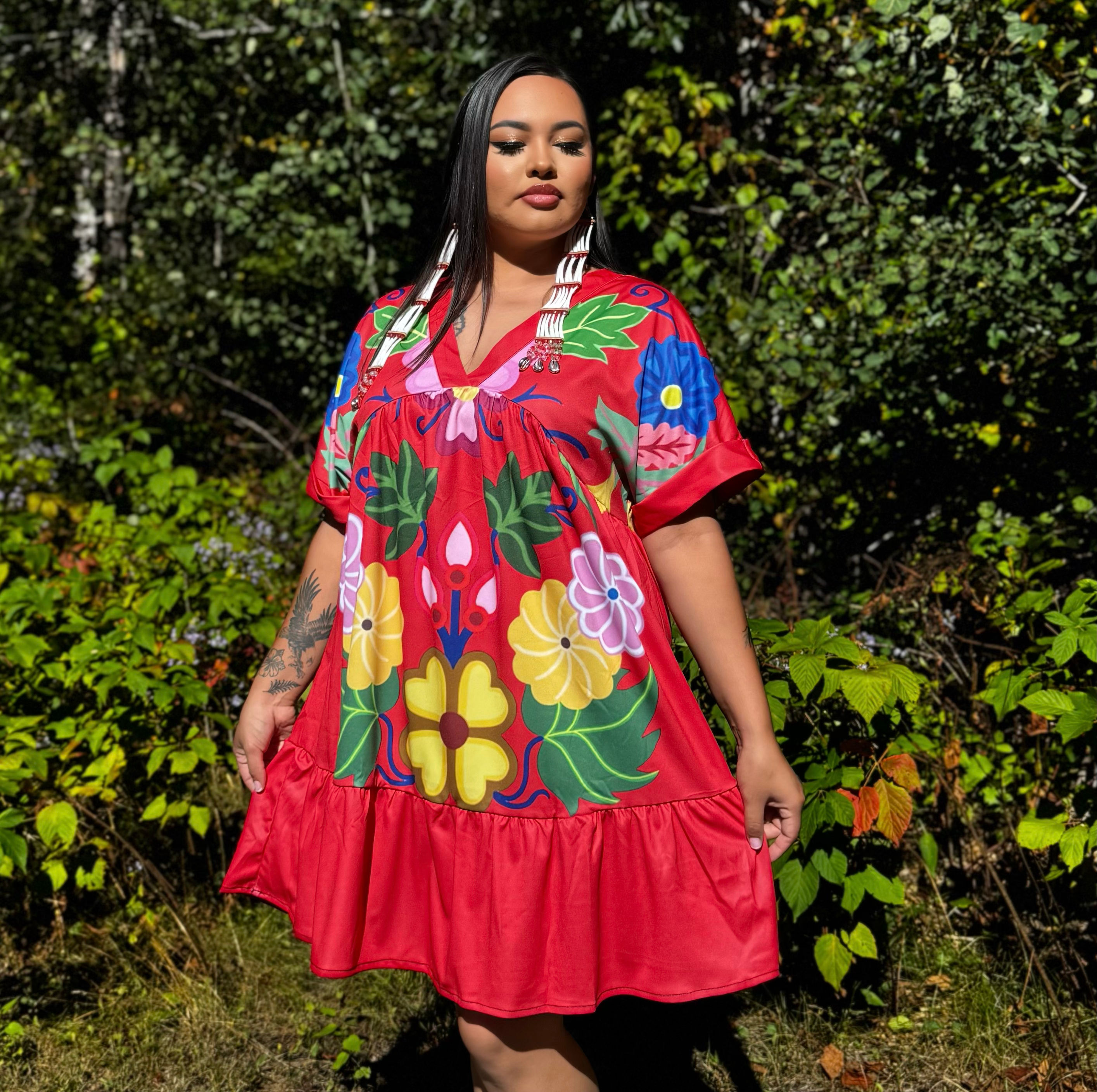 Blossom Floral Ruffle Dress
