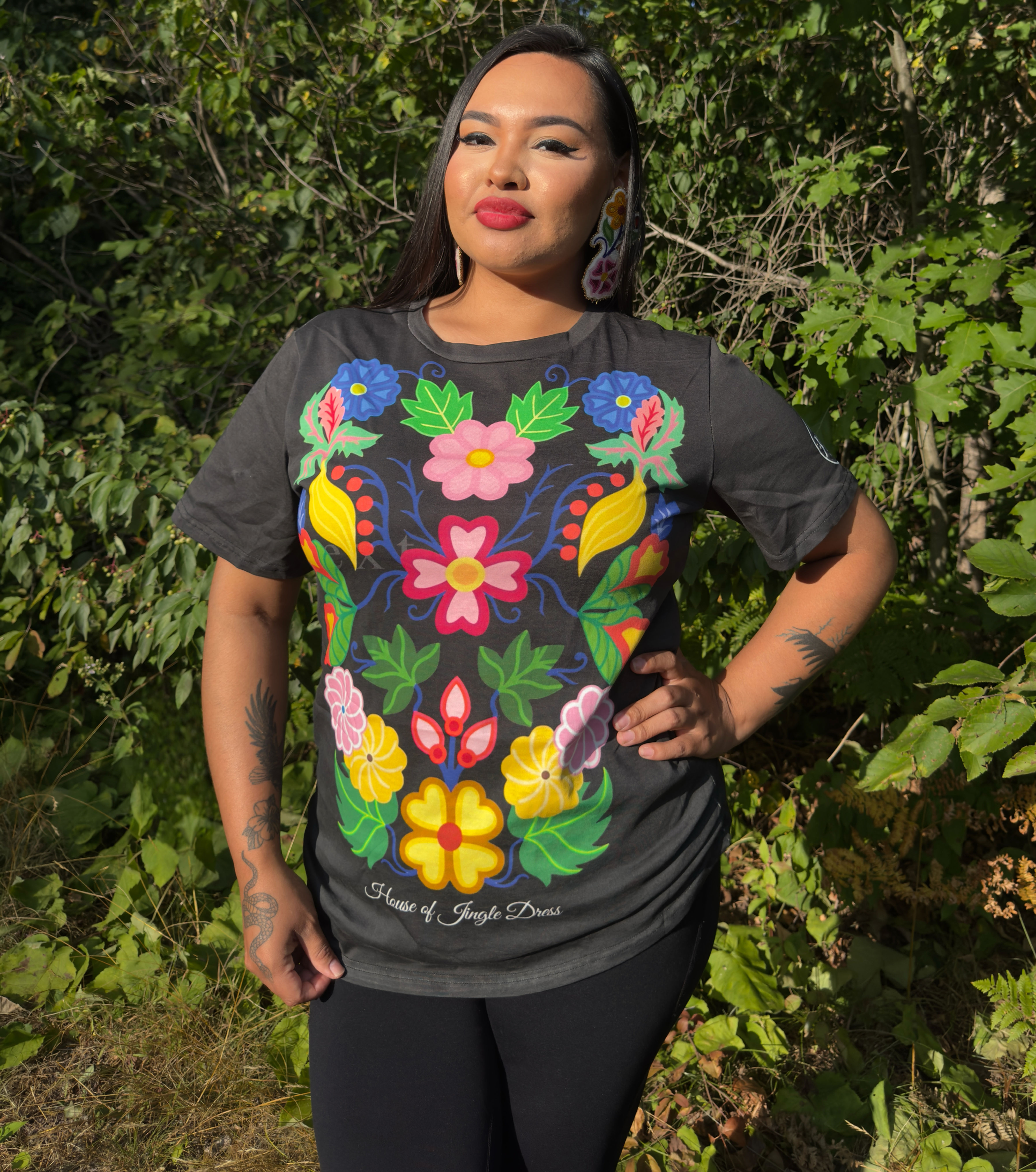 The Blossom Tee | Black