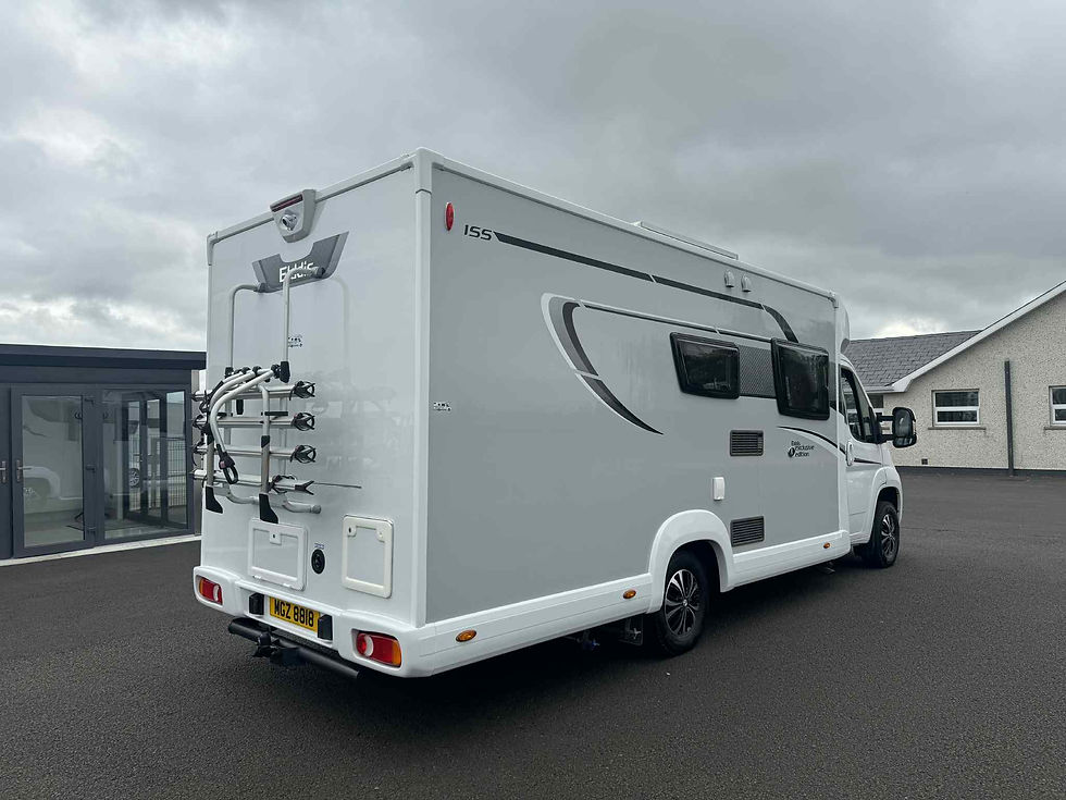 Thumbnail: 2019 ELDDIS 155 EXCLUSIVE 4 BERTH FIXED BED MOTORHOME WITH ONLY 18K MILES.