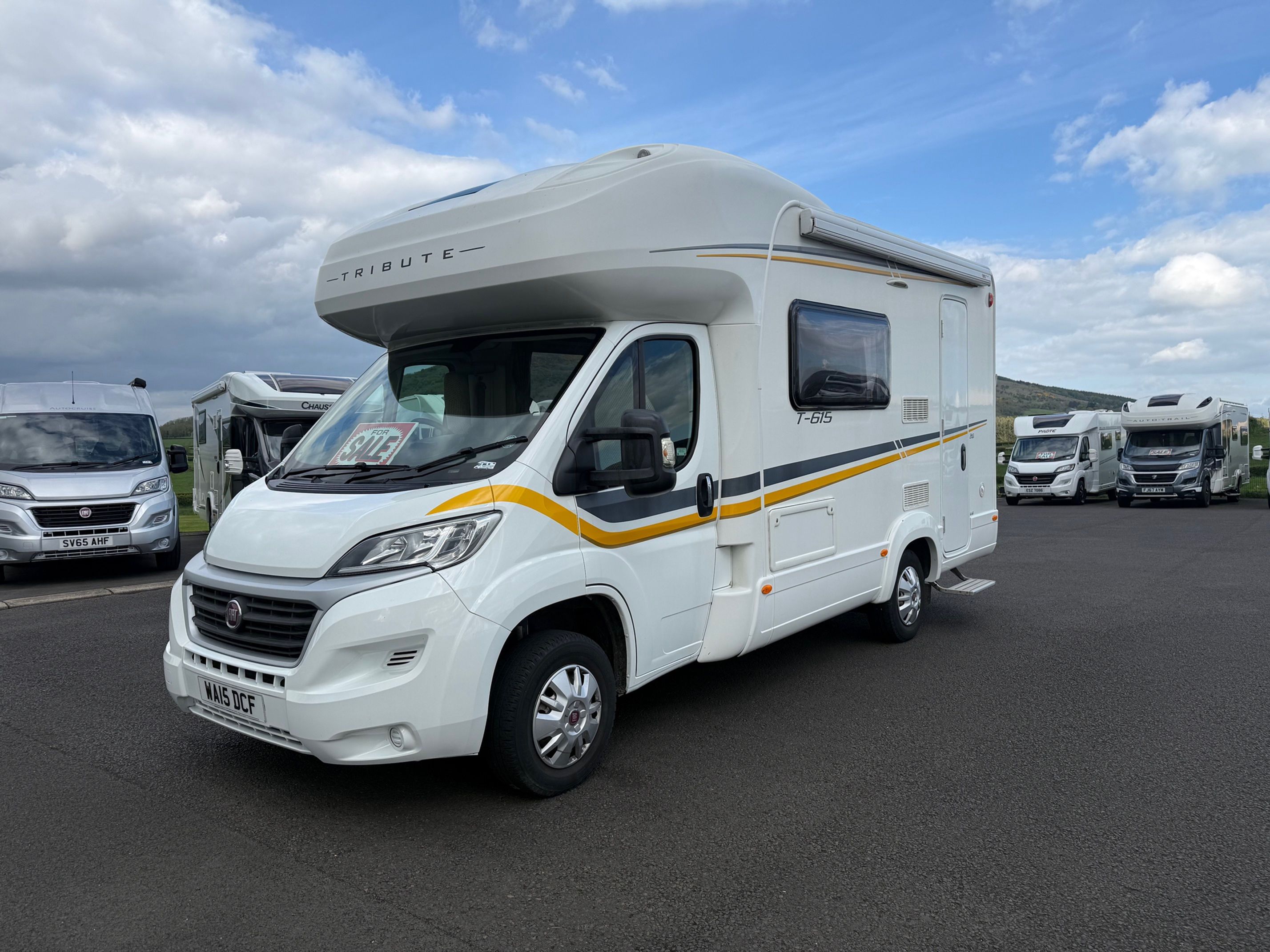 2015 AUTO TRAIL TRIBUTE T-615 2 BERTH MOTORHOME WITH ONLY 16K MILES