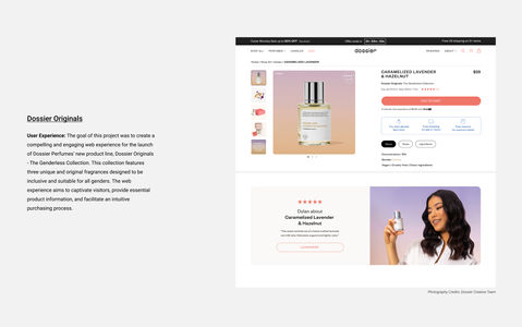 Dossier Originals UX