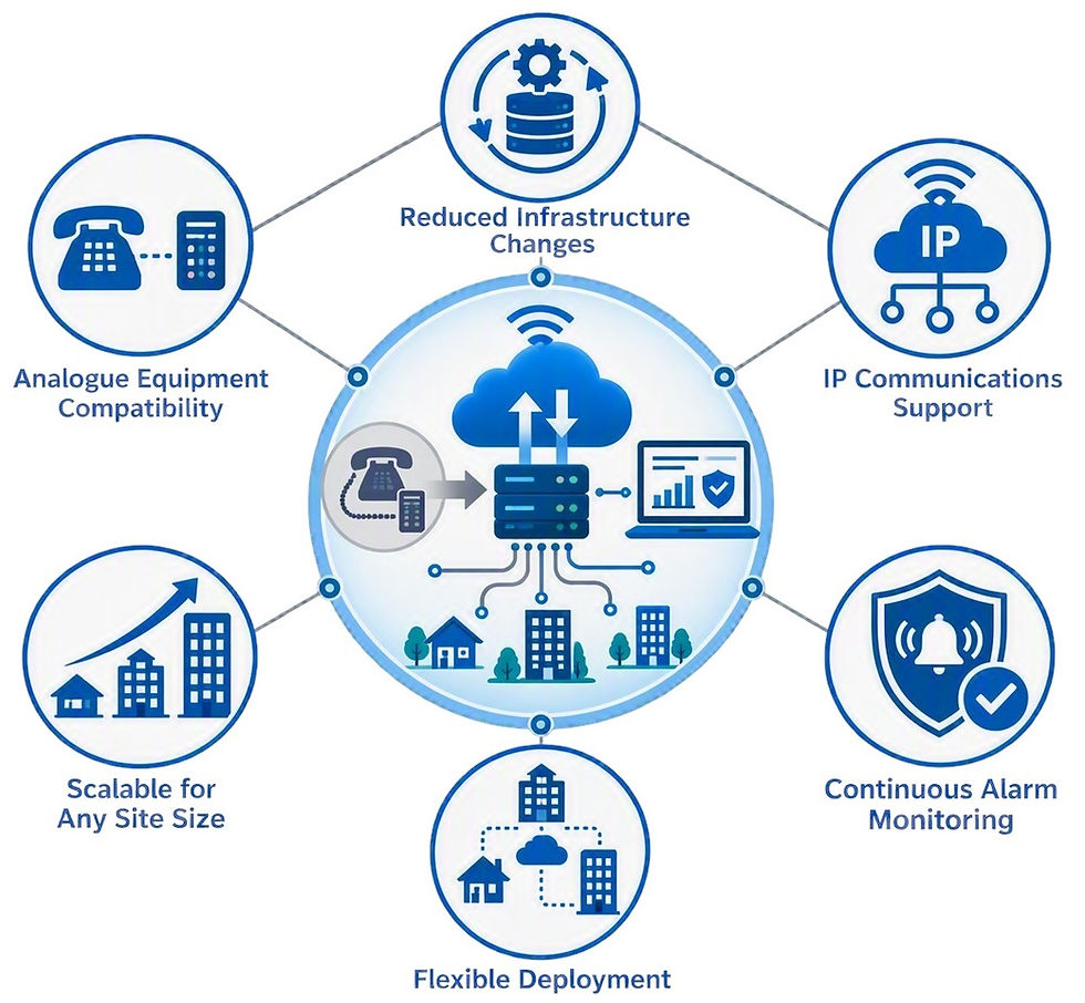 The PSTN Switch-Off: Protecting Critical Alarm Communications