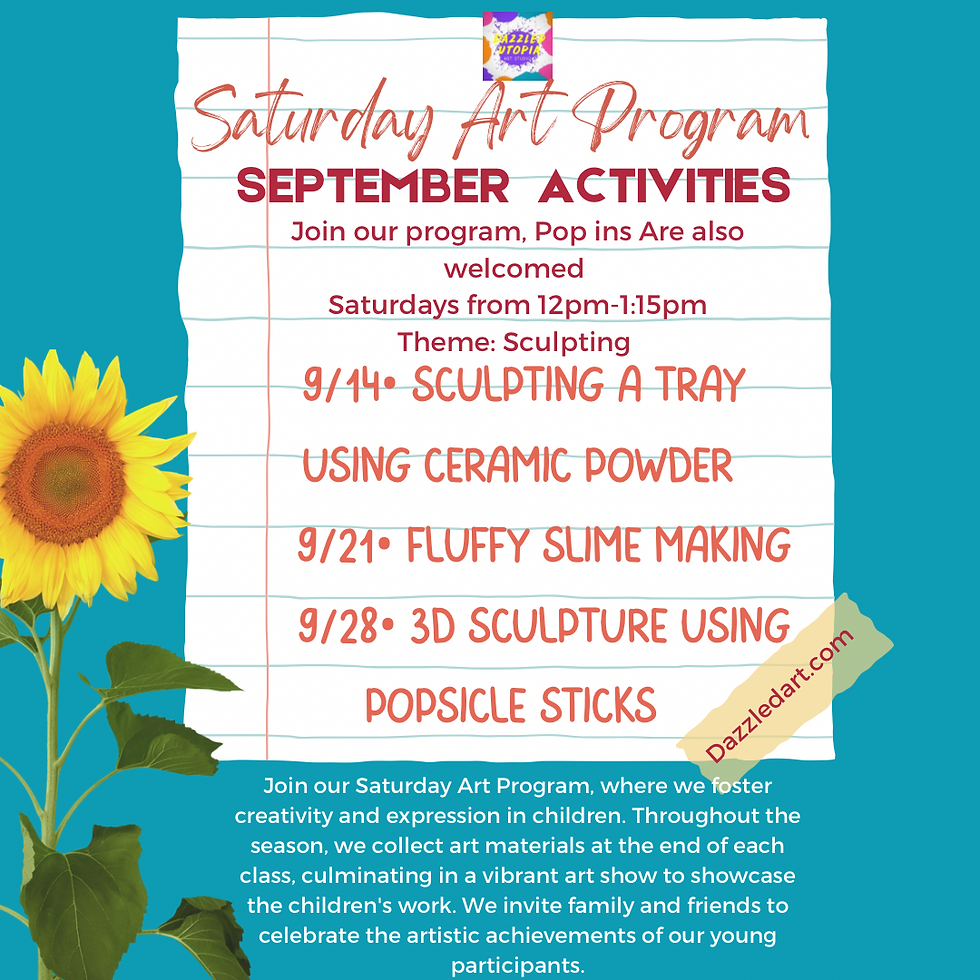 (Long Island) Saturday Art Program Pop-in
