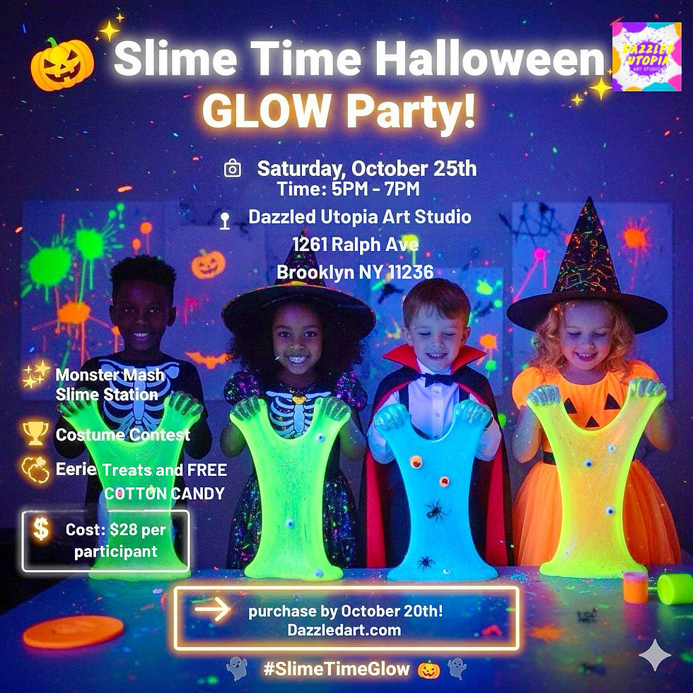 Slime glow Party ! 