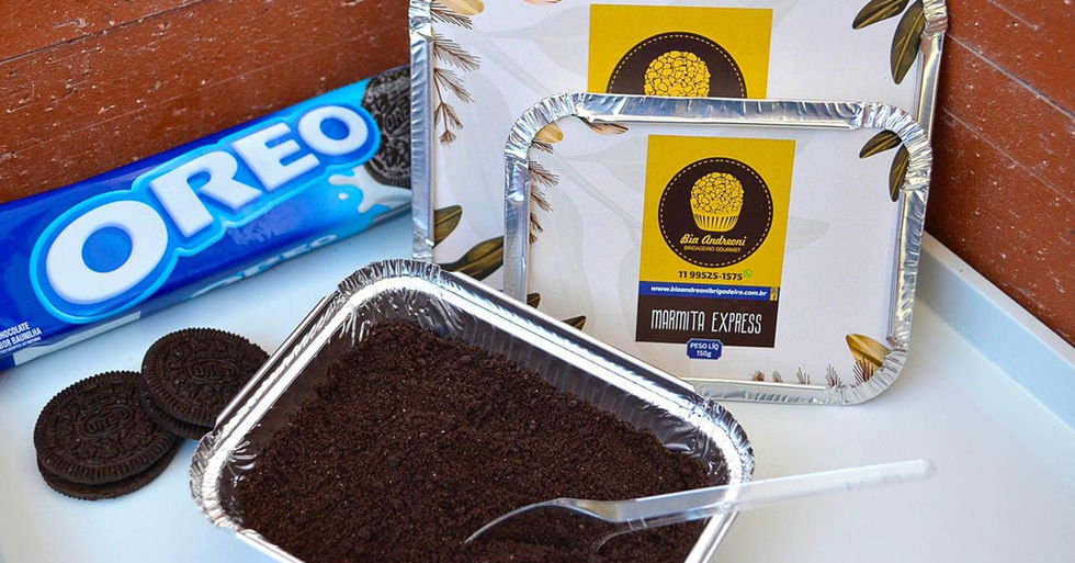 marmita brigadeiro gourmet oreo