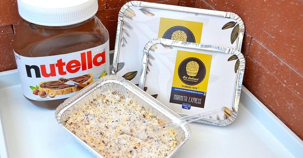 marmita brigadeiro gourmet nutella