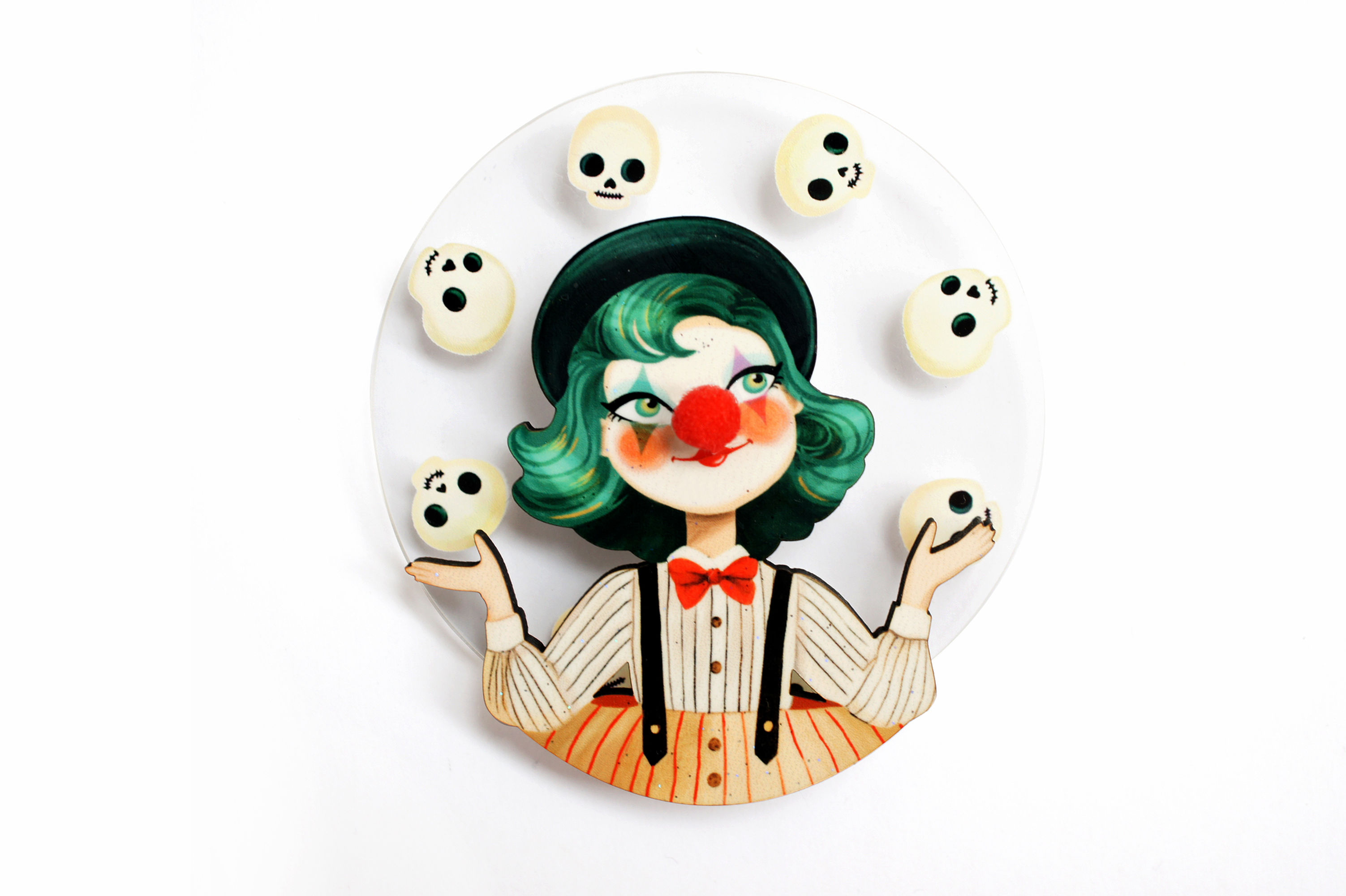 Broche Payasa Malabarista