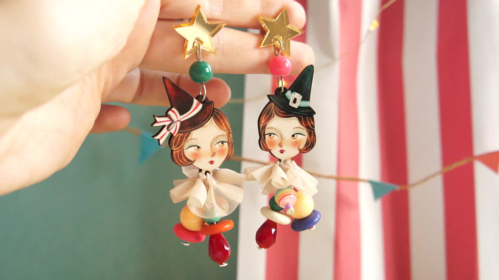 Miniatura: Pendientes Hermanas