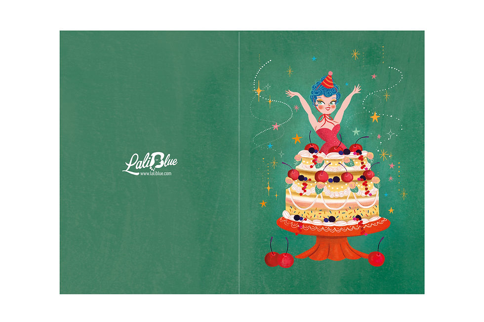 Miniatura: Pack 3 postales Cumpleaños con sobre