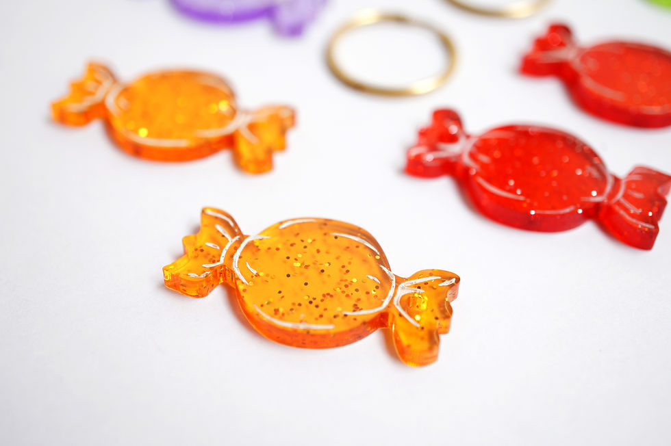 Miniatura: Set de 4 Pendientes Caramelo
