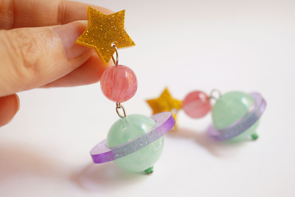 Miniatura: Pendientes Galaxia Dulce