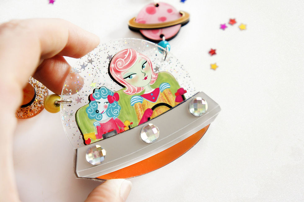 Miniatura: Collar Nave Espacial