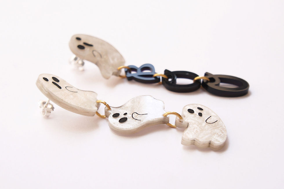 Thumbnail: Ghost earrings