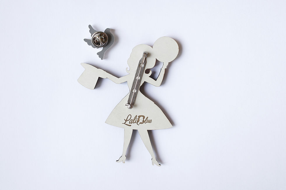Miniatura: Broche Maga con Paloma