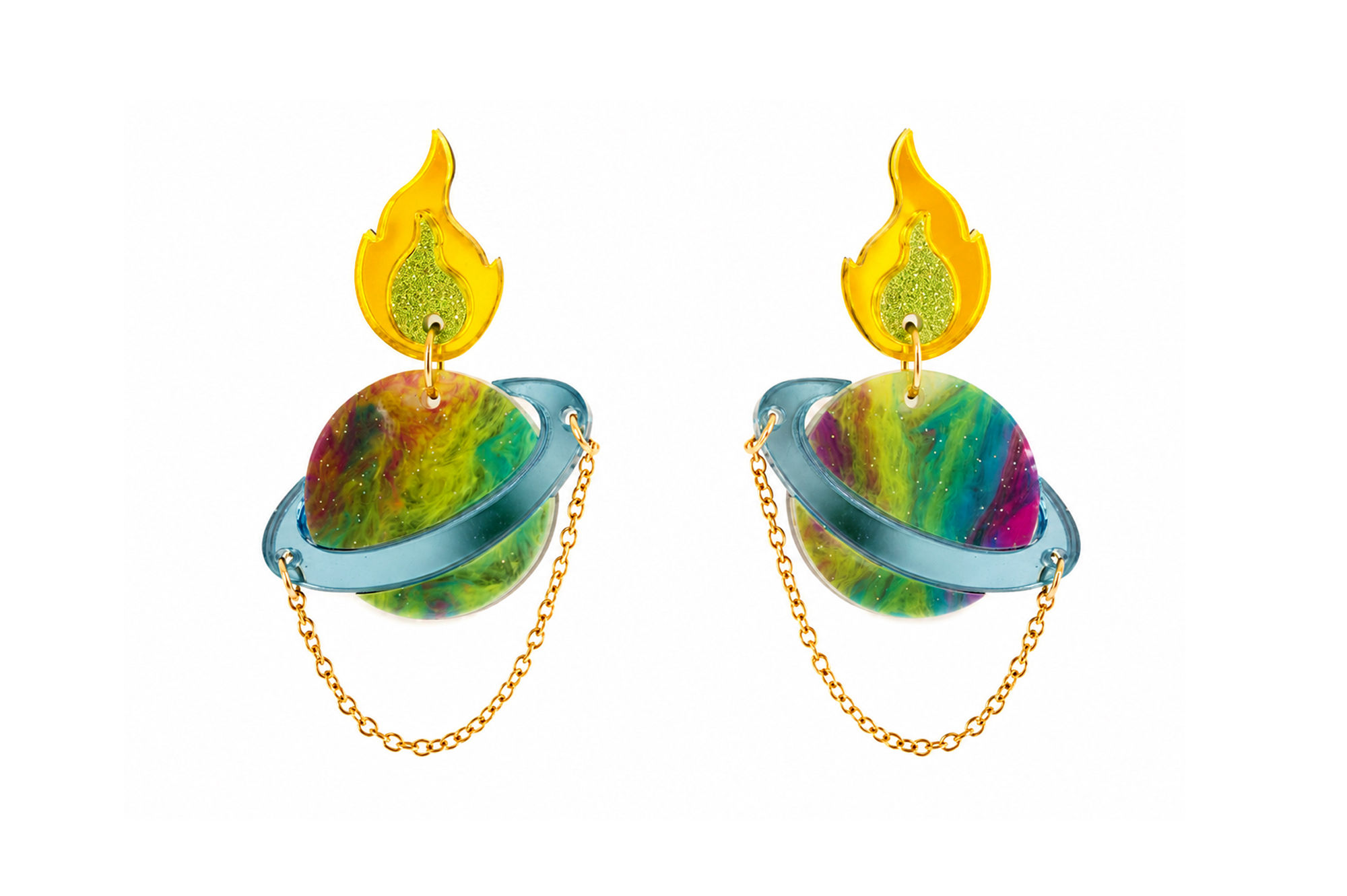 Pendientes Fuego Estelar