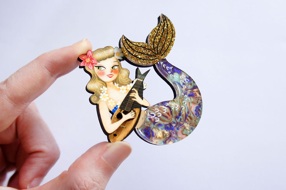 Miniatura: Broche Sirena