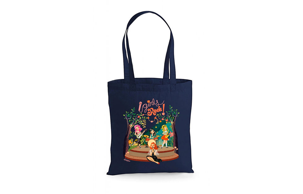 Thumbnail: Girls Rock Tote Bag