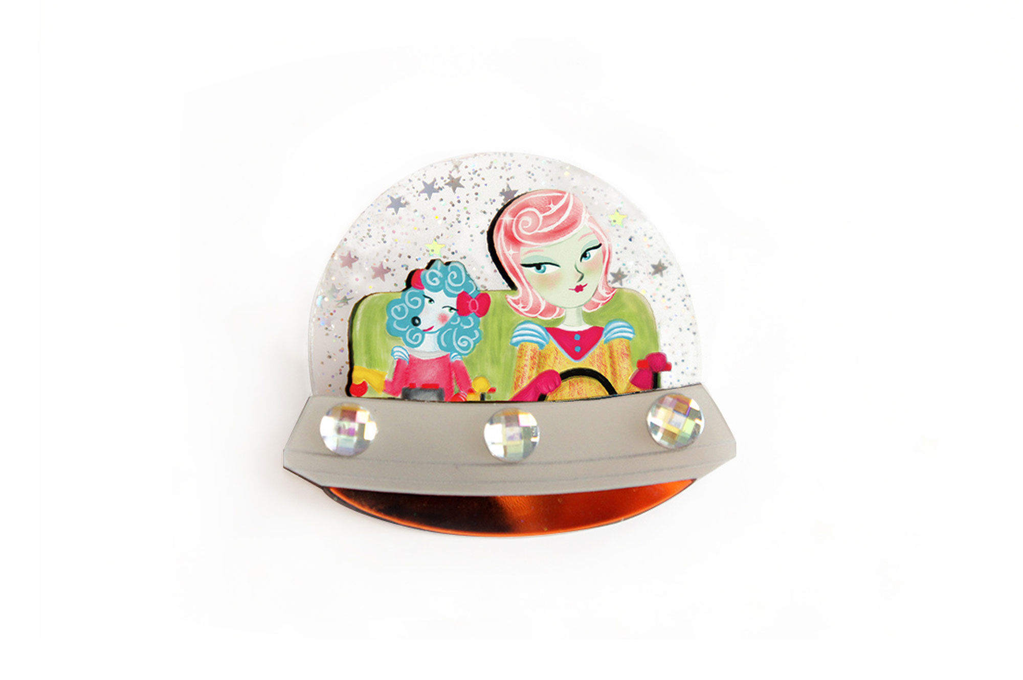 Broche Nave espacial