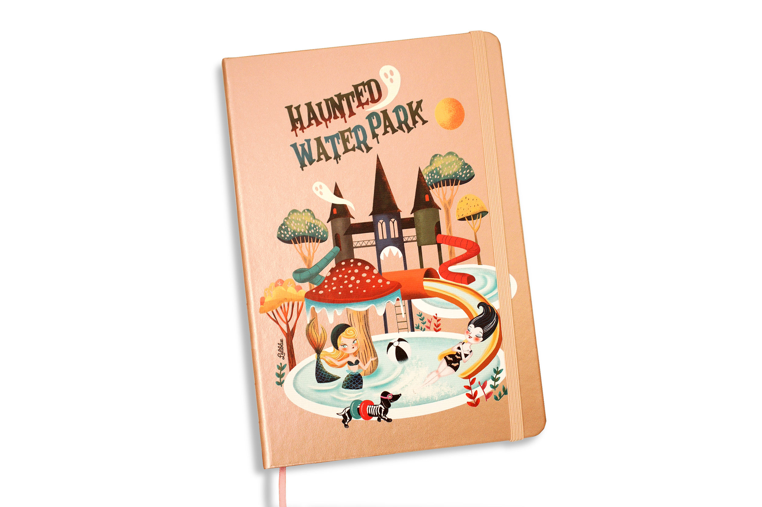 Cuaderno metalizado Haunted Water Park
