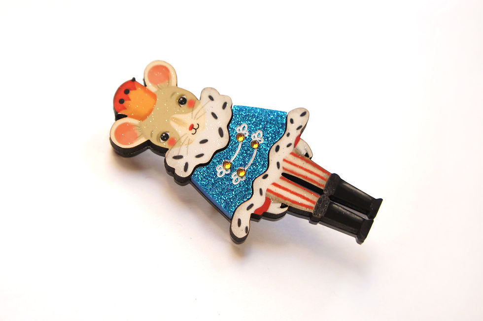 Thumbnail: Nutcracker Mouse King Brooch