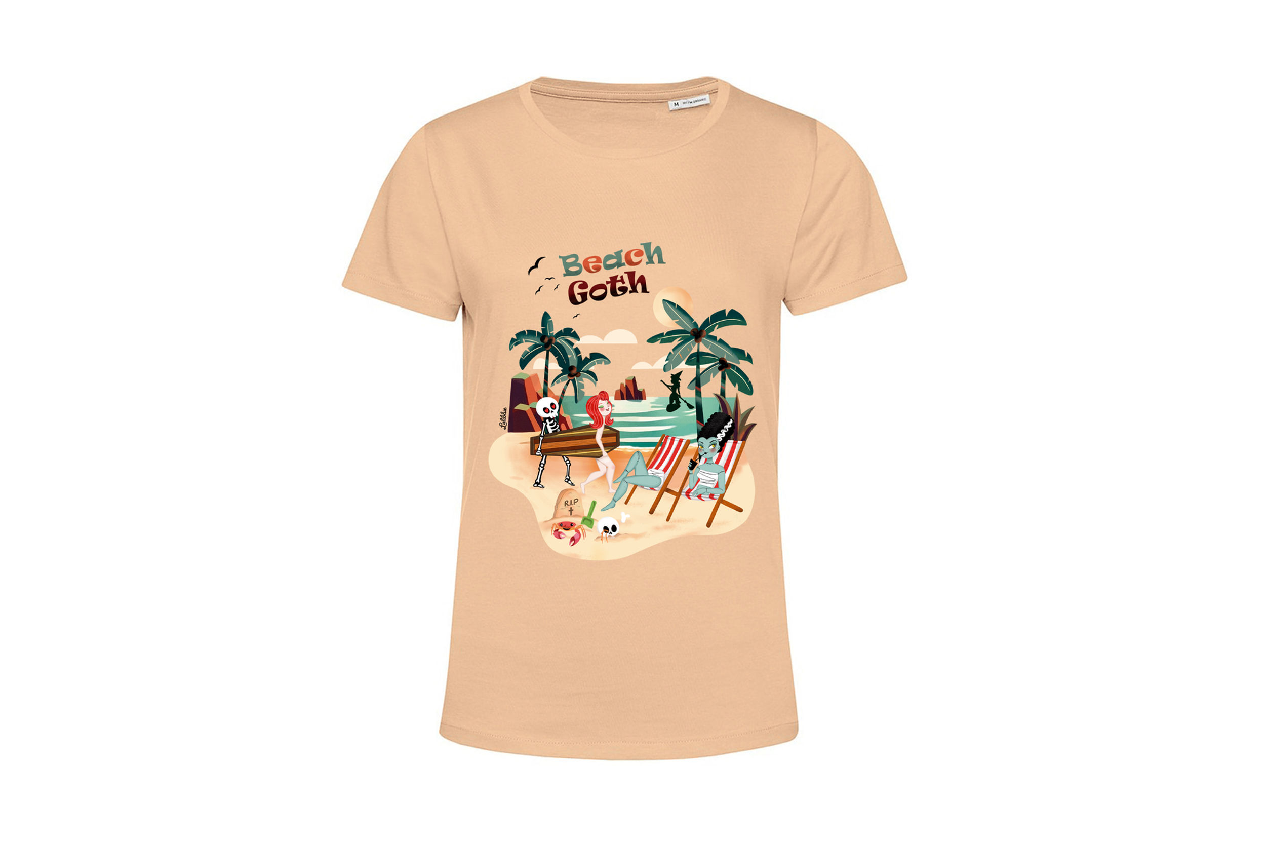 Camiseta Beach goth