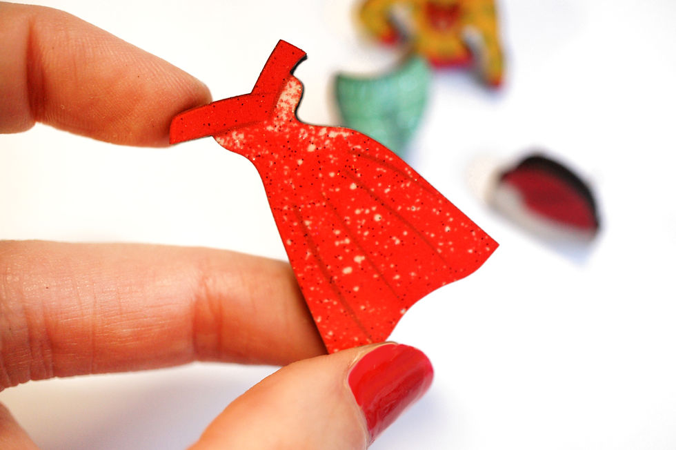 Miniatura: Broches Navidad Outfit