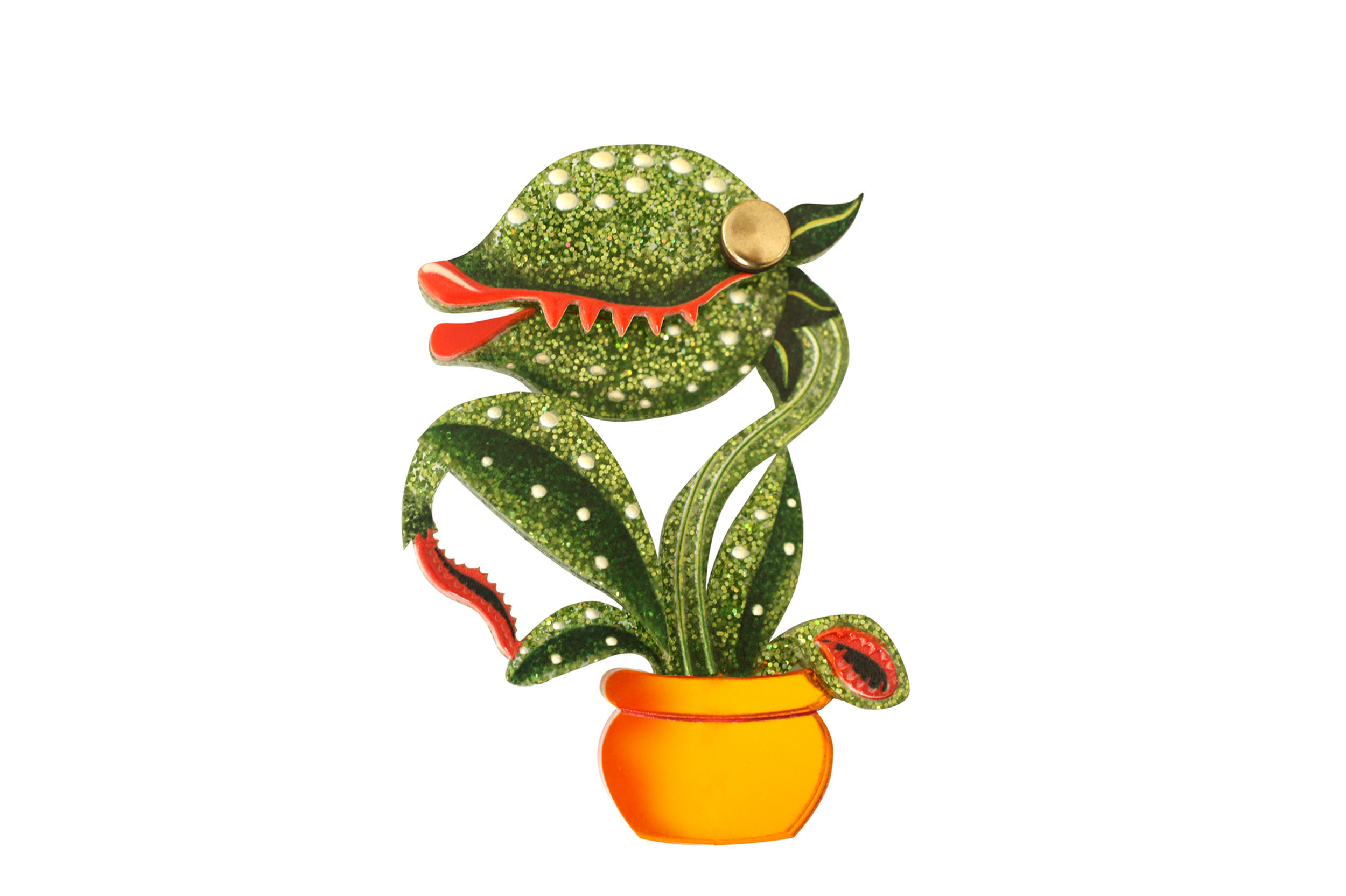 Carnivorous Plant Brooch