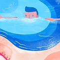 イラストスイマー