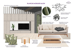 Planche mobilier et déco salon