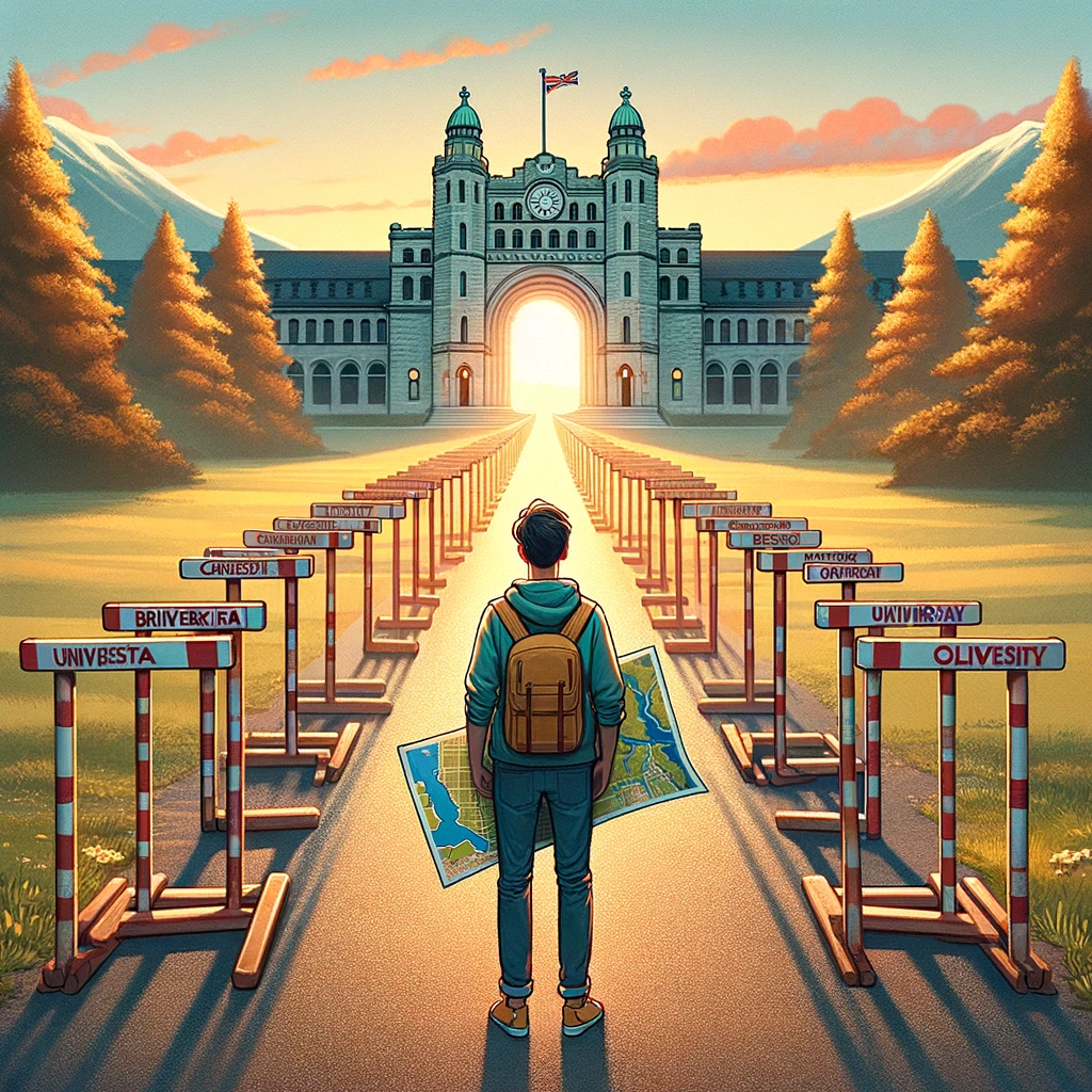 A young student confused by all the new study permit laws and regulations. At Ansari Immigration we are here to help you navigate these new restrictions.
