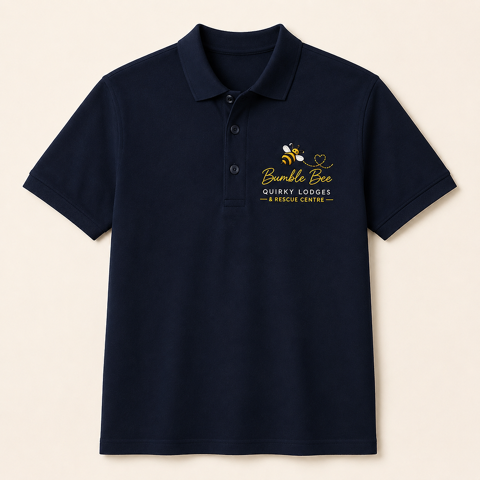 Bumble Bee embroidered polo