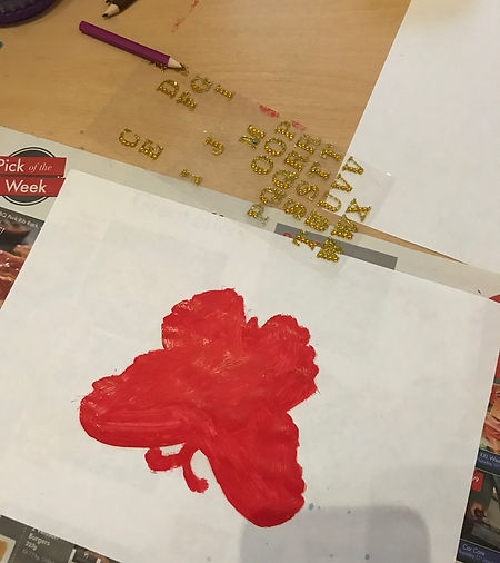 Art with the children