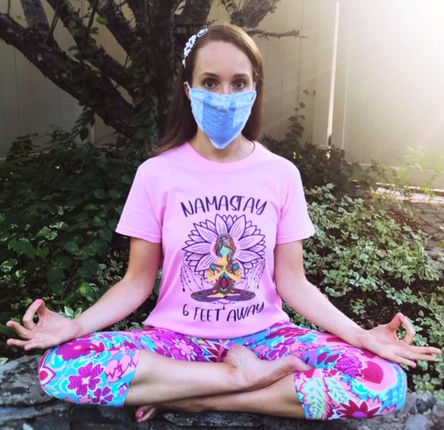 Namastay 6 feet away