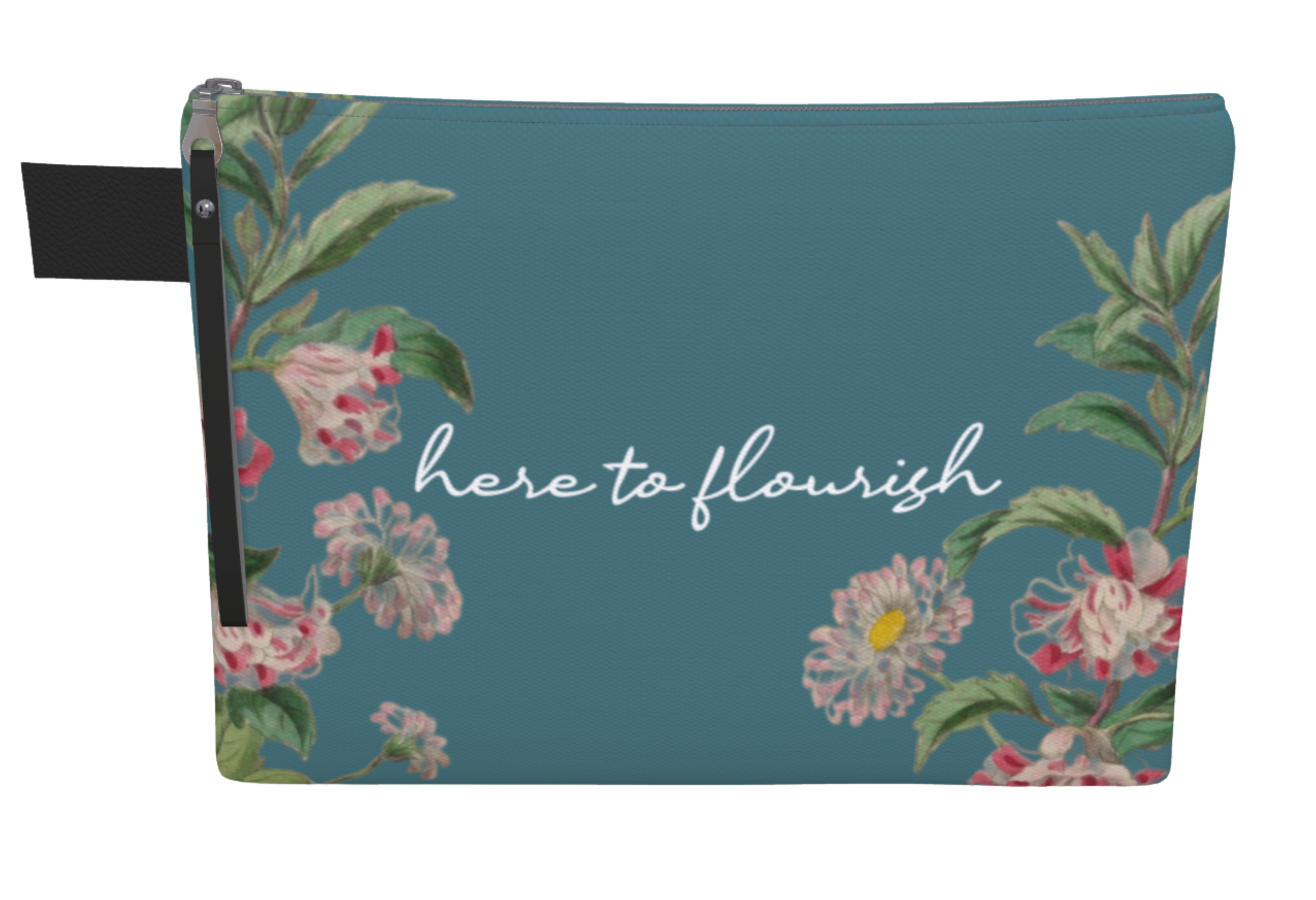 "Here to Flourish" Carry All with 1834 Blossoms