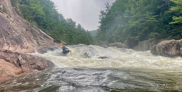 becca kayaking whitewater