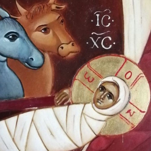 Icône de la Nativité (détail) - Foyer Marie Jean