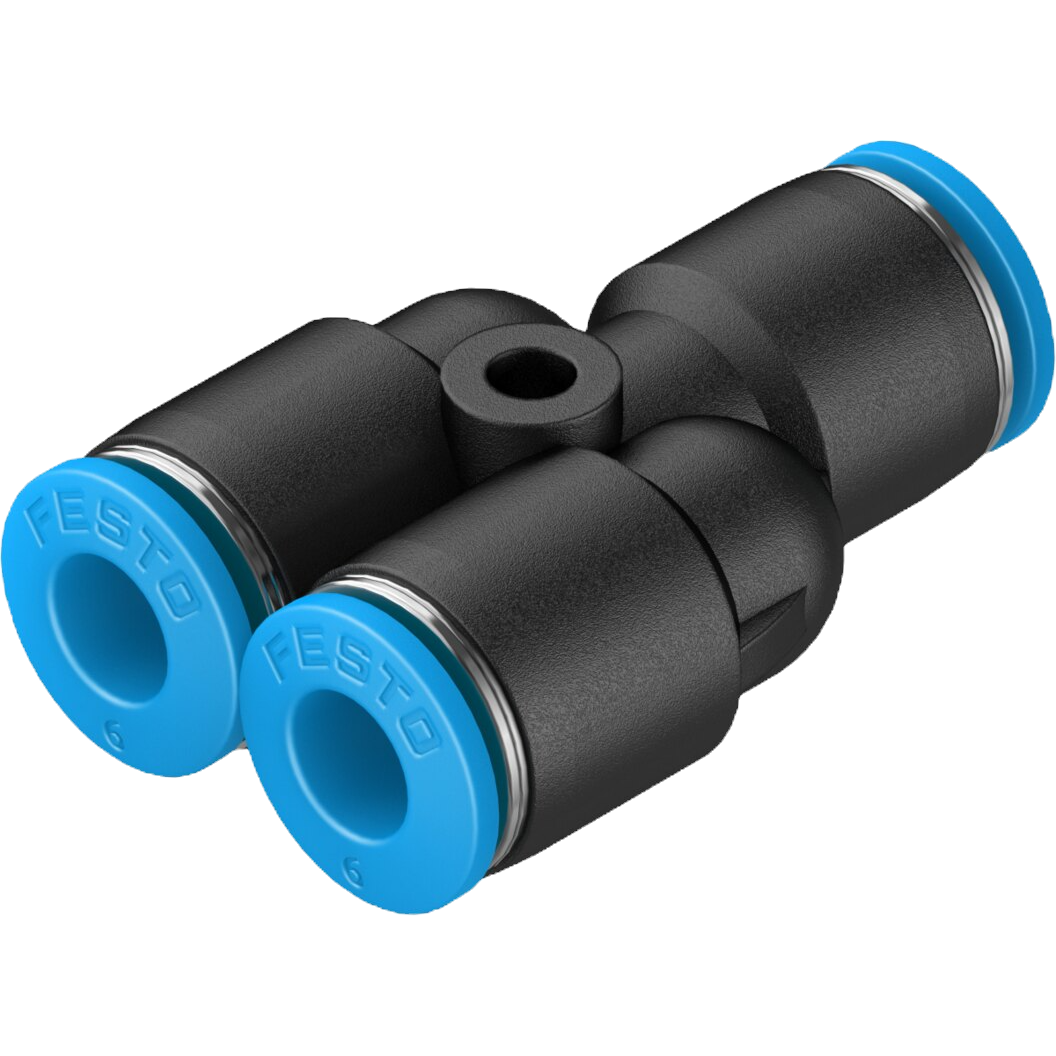 10 Pieces - Push-in Y-connector QSY-6