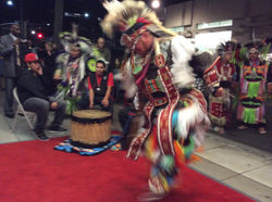 Northern Arapaho dancing at The Red Nation Film Festival